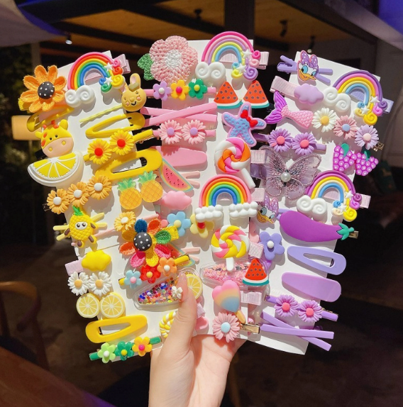 Baby Hair Clips Cute Lovely Fruit Cartoon