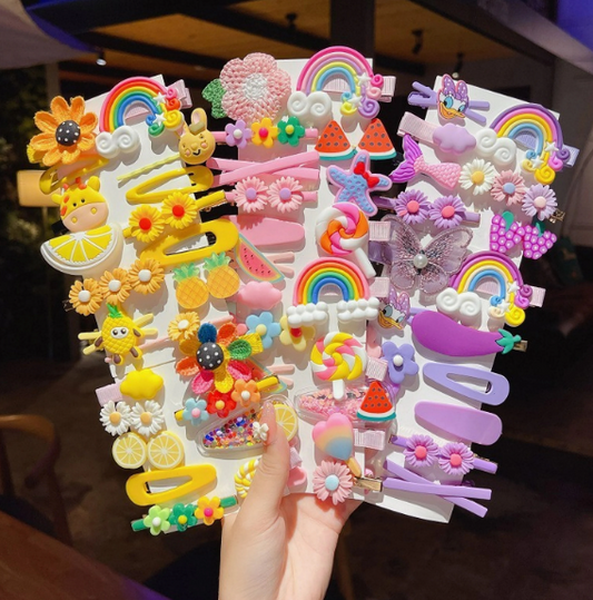 Baby Hair Clips Cute Lovely Fruit Cartoon